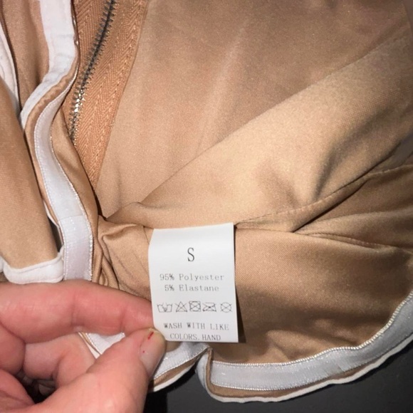 Women Strapless Corset Top Open Back Push Up Bustier Top Size S - Picture 4 of 6